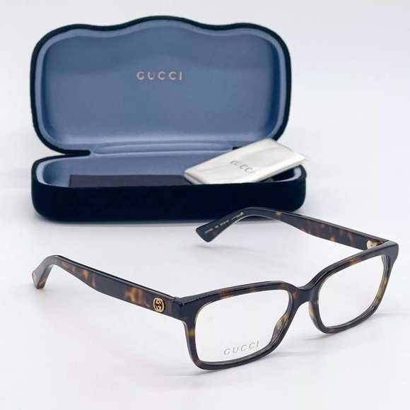 Sale! New Gucci 53mm Havana Unisex Eyeglasses! - Picture 1 of 7